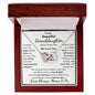 Granddaughter From Mema & Pa, Interlocking Hearts Necklace