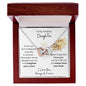 Daughter, Straighten Your Crown 1, Interlocking Hearts Necklace, Holiday