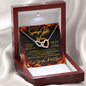 Smoking Hot Woman, Interlocking Hearts Necklace, Holiday