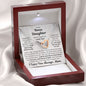 Bonus Daughter, Life Gave Me The Gift Of You, Interlocking Hearts Necklace, Holiday