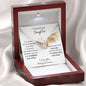 Daughter, Straighten Your Crown 1, Interlocking Hearts Necklace, Holiday