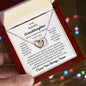 Granddaughter, I Can Promise I Will Love You, Interlocking Hearts Necklace, Holiday