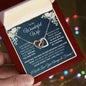Wonderful Wife, Interlocking Hearts Necklace, Holiday