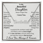 Daughter, Someday When The Pages Of My Life End, Name Necklace, Holiday