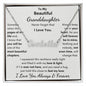 Granddaughter, Someday When The Pages Of My Life End, Name Necklace, Holiday