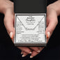 Daughter, Someday When The Pages Of My Life End, Name Necklace, Holiday
