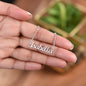 Daughter, Believe In Yourself, Name Plate Necklace, Valentine