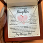 Daughter, Braver-Stronger-Smarter-Loved, Name Plate Necklace, Valentine