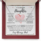 Daughter, Braver-Stronger-Smarter-Loved, Name Plate Necklace, Valentine