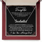 Daughter, Believe In Yourself, Name Plate Necklace, Valentine