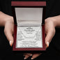 Granddaughter, Someday When The Pages Of My Life End, Name Necklace, Holiday
