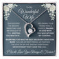 Wonderful Wife, Forever Love Necklace, Holiday