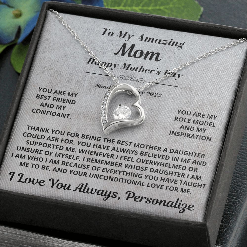 Mom Gift, Forever Love Necklace