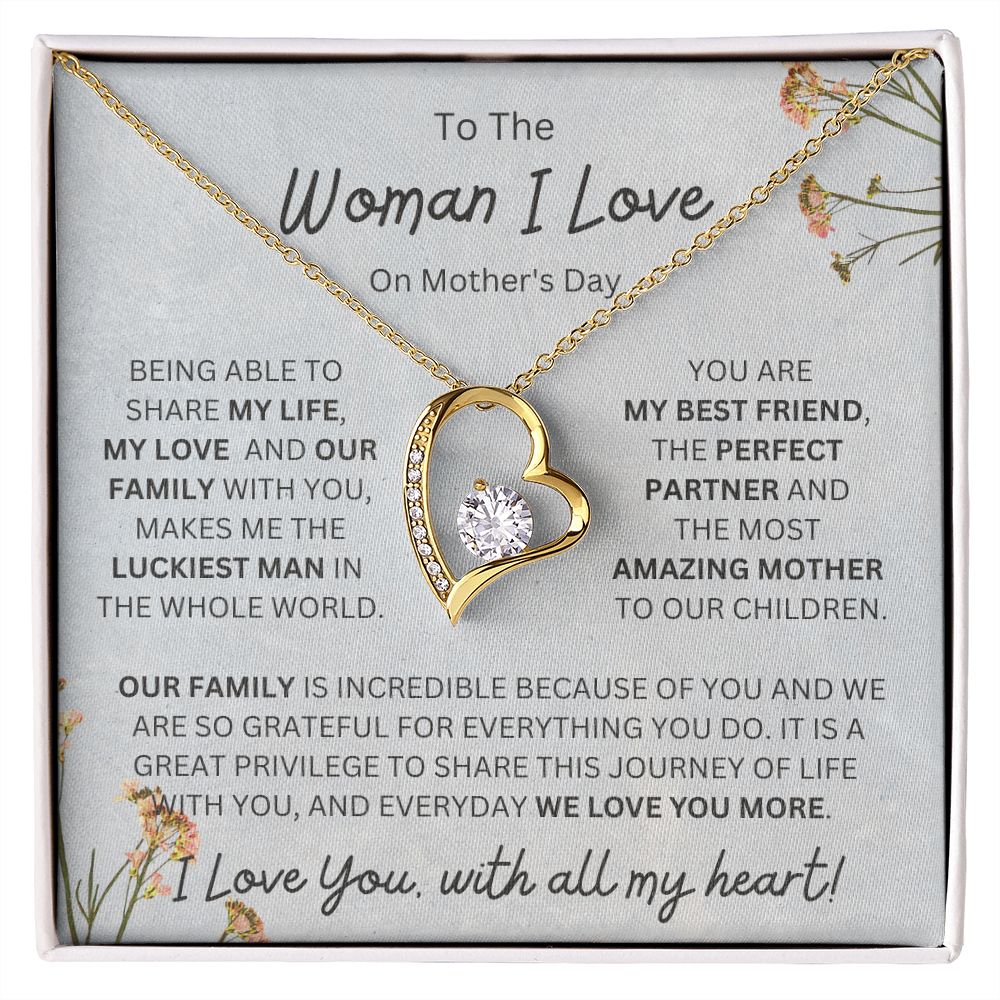 Mother Gift, Forever Love Necklace