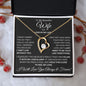 Wife, Love Of My Life, Forever Love Necklace, Valentine, Anniversary