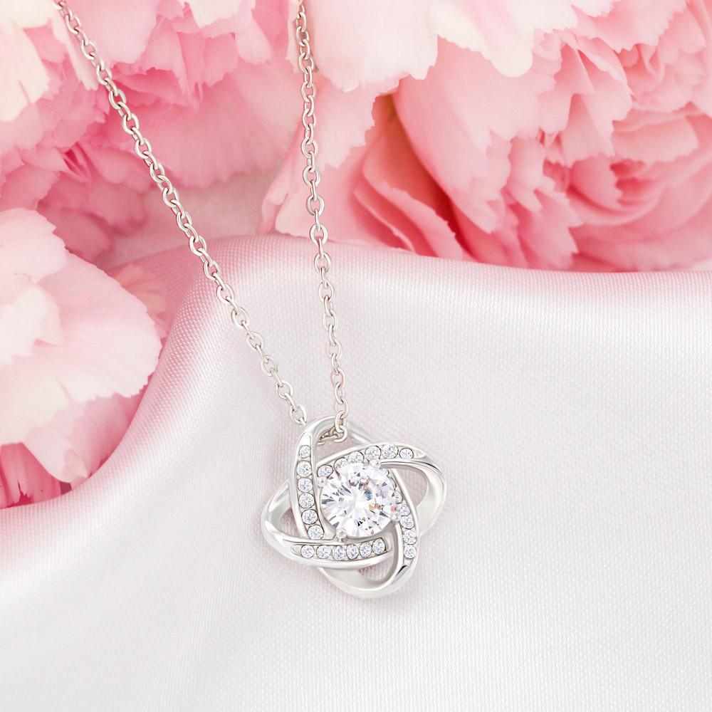Mom, Love Knot Necklace