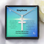 Nephew Gift, Stainless steel Cross Necklace