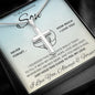 Son, Faith-Hope-Love-Light, Cross Necklace, Easter, Communion, Confirmation, Graduation, Birthday
