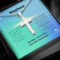 Nephew Gift, Stainless steel Cross Necklace