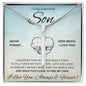 Son, Faith-Hope-Love-Light, Cross Necklace, Easter, Communion, Confirmation, Graduation, Birthday