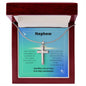 Nephew Gift, Stainless steel Cross Necklace