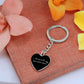 Moon and Saturn Keychain