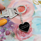 Moon and Saturn Keychain