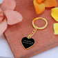 Moon and Saturn Keychain