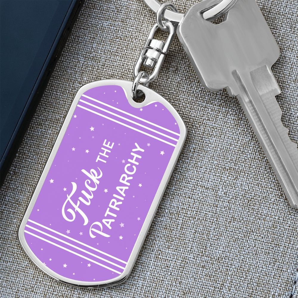 Fuck The Patriarchy Key Chain