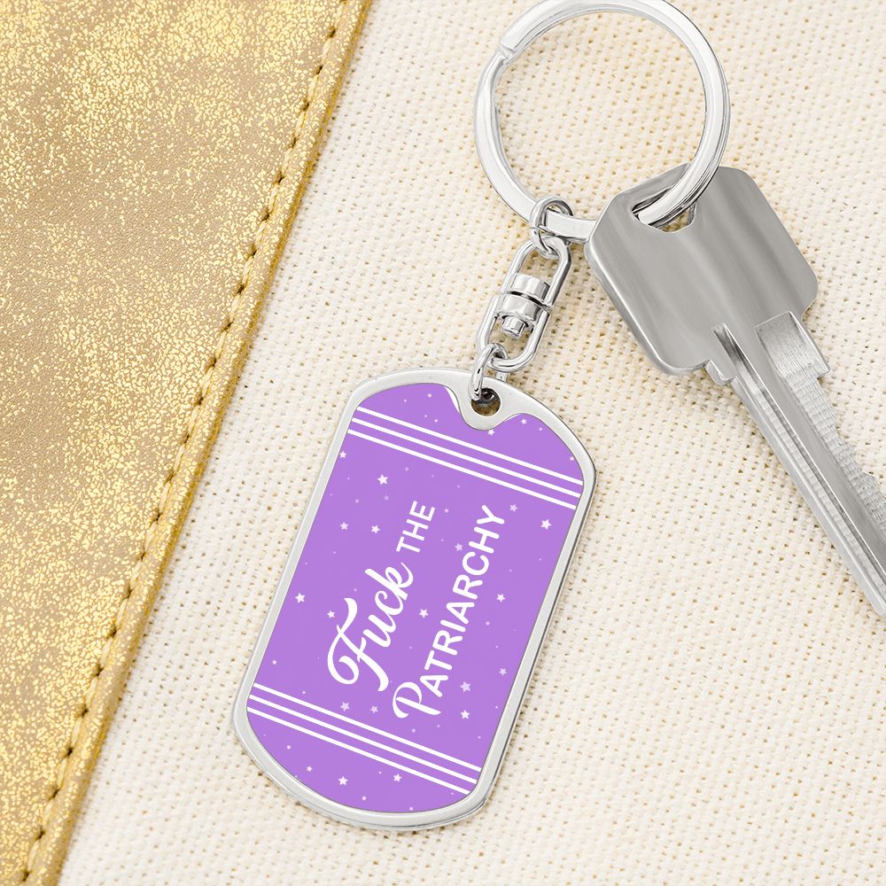 Fuck The Patriarchy Key Chain