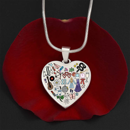 Swiftie Heart Pendant Necklace