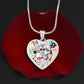 ERAS Heart Pendant Necklace, Gift for Her, Birthday, Holiday, Christmas, Election, Daughter, Girlfriend