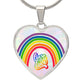 Love Is Love Rainbow Heart