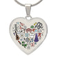 Swiftie Heart Pendant Necklace ERAS Tour