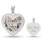 Swiftie Heart Pendant Necklace ERAS Tour