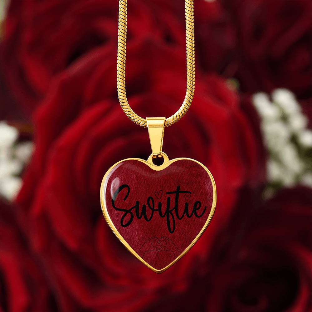 Personalized Swiftie Heart Pendant Necklace