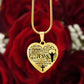 Personalized Jesus Heart Pendant Necklace