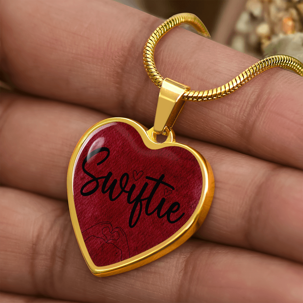 Personalized Swiftie Heart Pendant Necklace