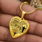 Personalized Jesus Heart Pendant Necklace
