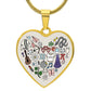 Swiftie Heart Pendant Necklace ERAS Tour