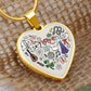 Swiftie Heart Pendant Necklace ERAS Tour