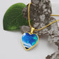 Northern Lights Heart Pendant Necklace