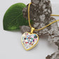 ERAS Heart Pendant Necklace, Gift for Her, Birthday, Holiday, Christmas, Election, Daughter, Girlfriend