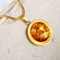 Shining Just For You Mirrorball Pendant Necklace