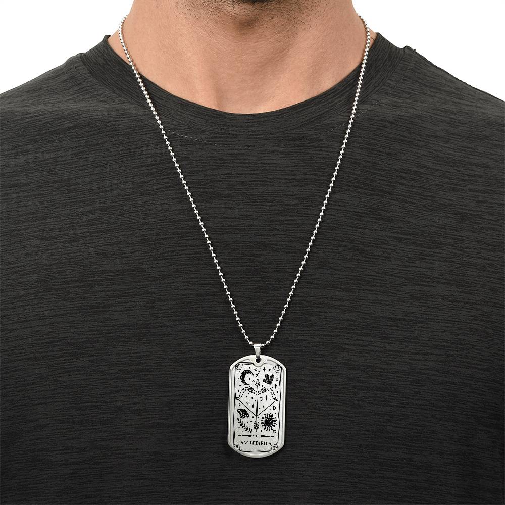 SAGITTARIUS Dog Tag