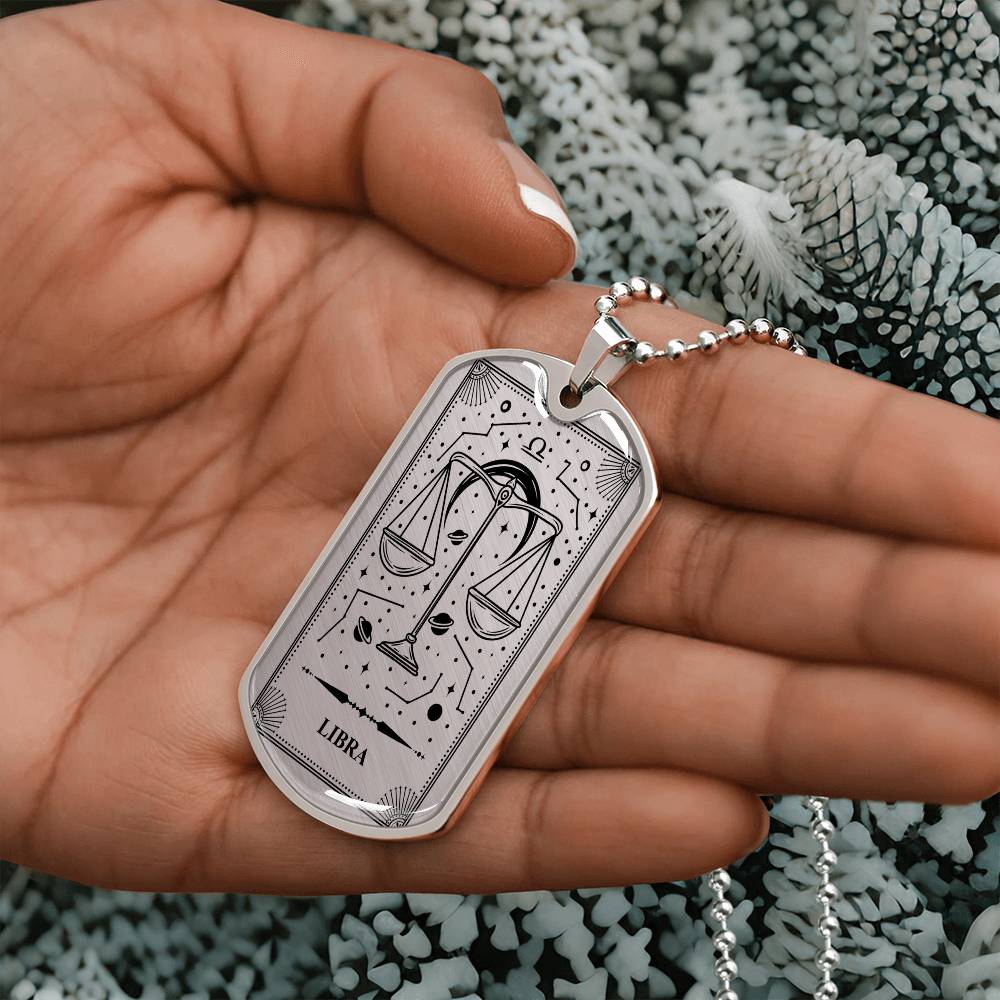 LIBRA Dog Tag