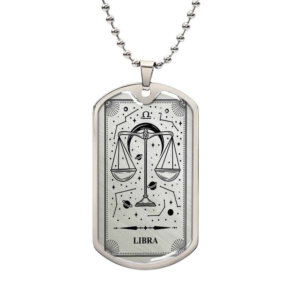 LIBRA Dog Tag