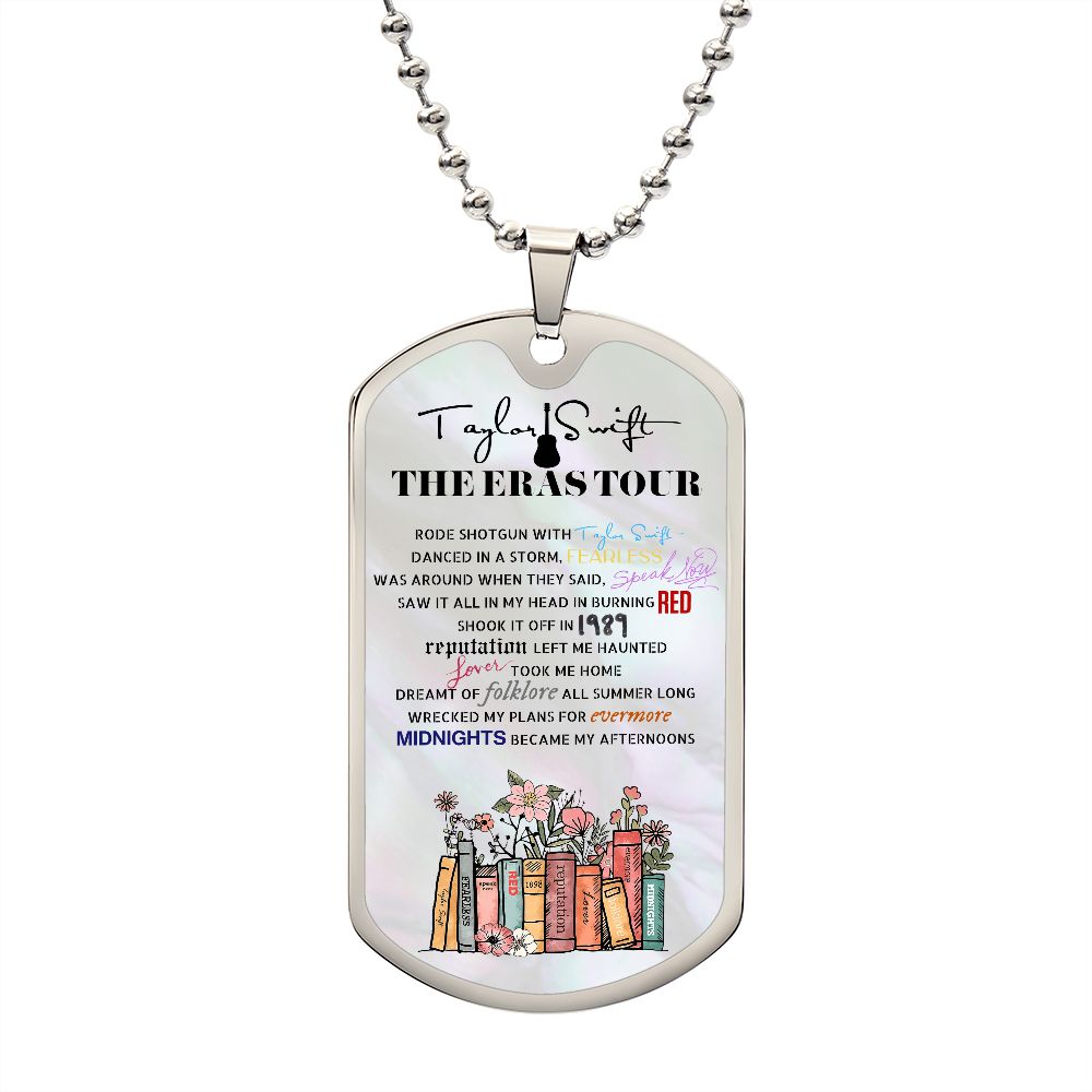 The ERAS Tour Dog Tag Necklace