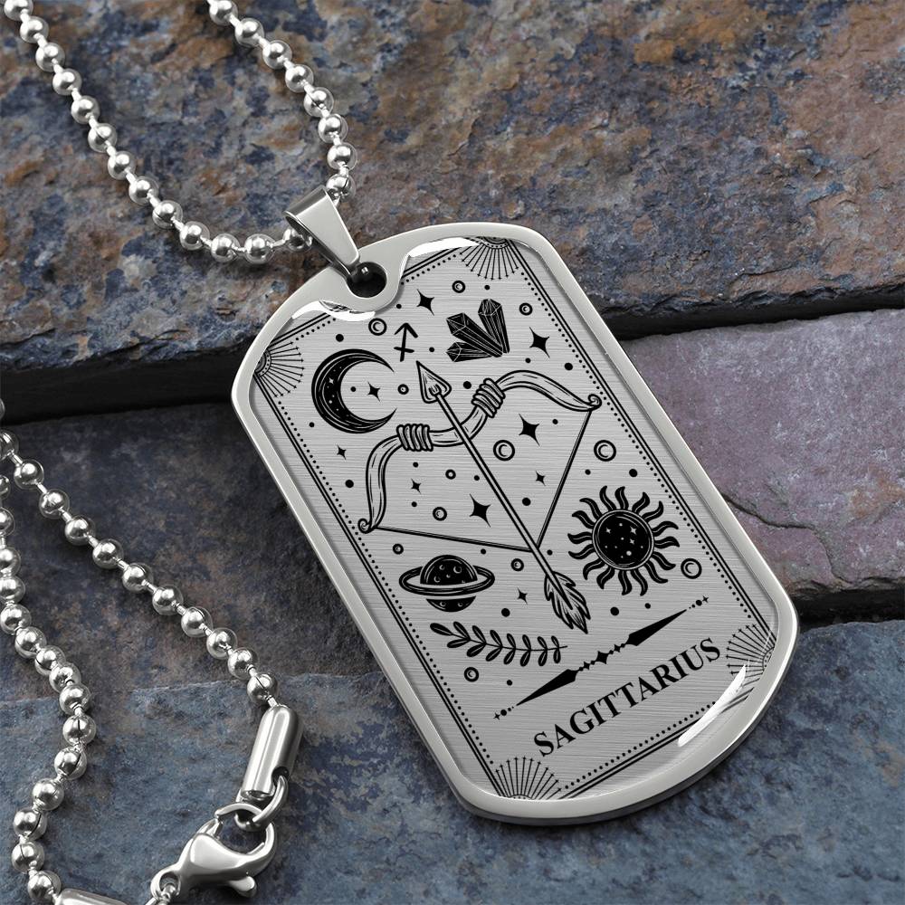 SAGITTARIUS Dog Tag