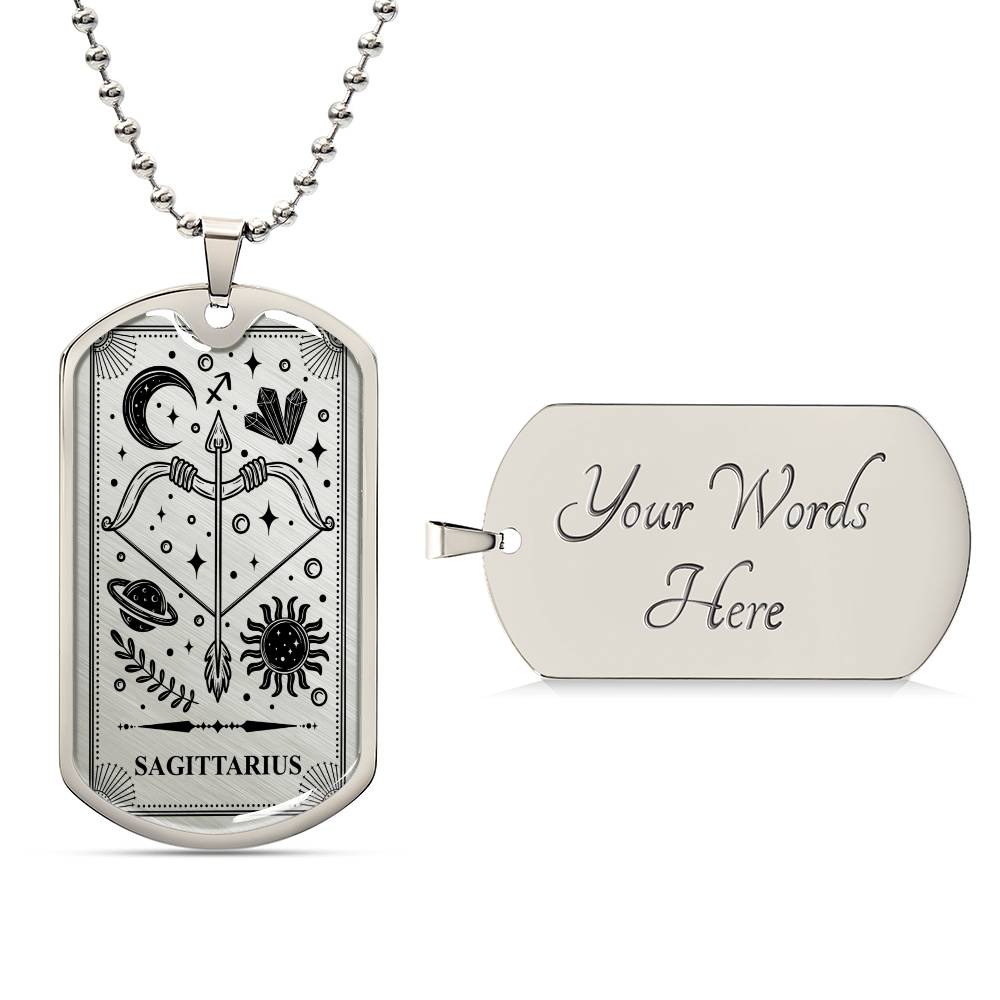 SAGITTARIUS Dog Tag